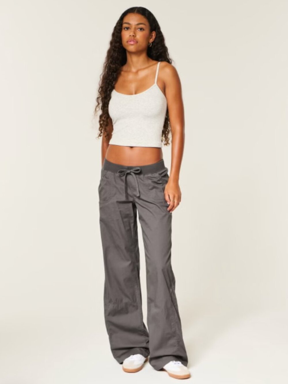 Hollister Remi Ultra Low-Rise Poplin Pull-On Pants